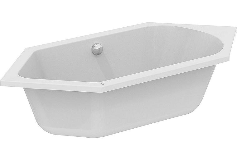 Sechseck-Badewanne Hotline 1900x465x900 mm Inhalt: 260 l Acryl, weiß Sechseck-Badewanne Hotline 1900x465x900 mm Inhalt: 260 l Acryl, weiß