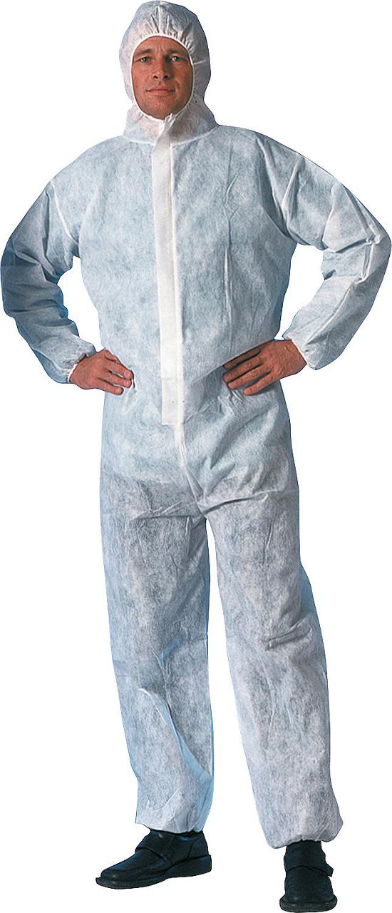 Overall mit Kapuze, atmungsaktiv Mikro, Typ 5+6 XL Overall mit Kapuze, atmungsaktiv Mikro, Typ 5+6 XL