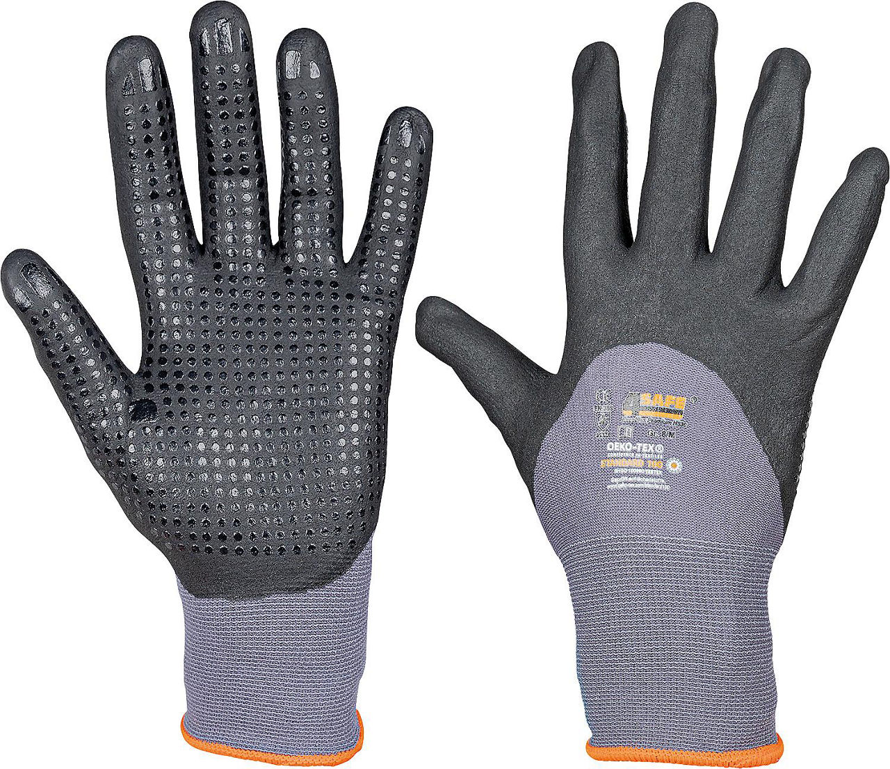 Klempnerhandschuh Excellflex Nitrilbeschichtung, Größe L