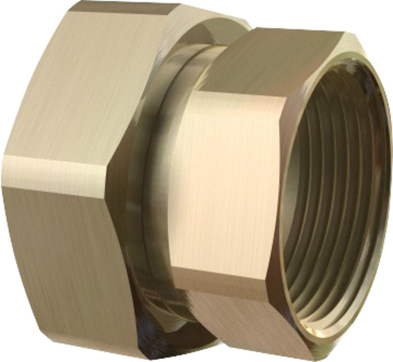Anschlussverschraubung mit IG für Regelventil TA- Compact-P, DN 15 (1/2") Anschlussverschraubung mit IG für Regelventil TA- Compact-P, DN 15 (1/2")