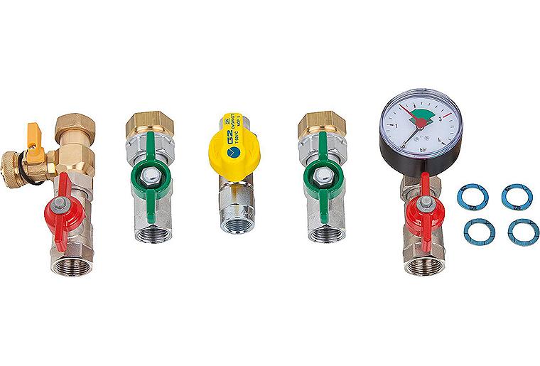 Hydraulik-Anschlussset,passend für Itaca KC, KB und FORMENTERA Ausführung Durchgang Hydraulik-Anschlussset,passend für Itaca KC, KB und FORMENTERA Ausführung Durchgang
