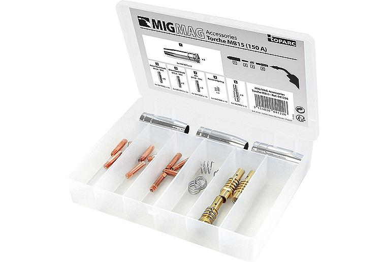 Verschleißteilebox GYS für MIG/MAG Brenner 150A Verschleißteilebox GYS für MIG/MAG Brenner 150A