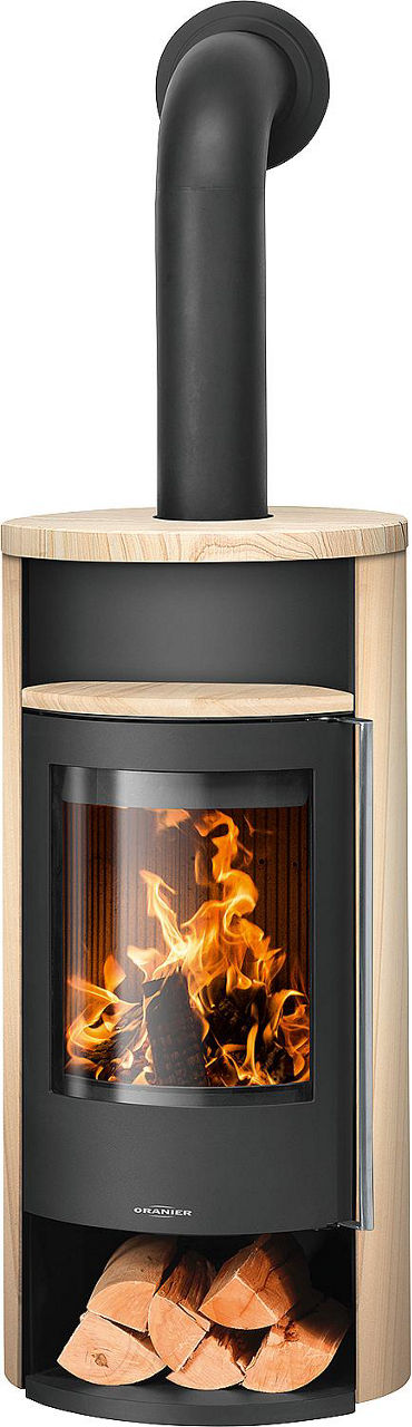 Kaminofen Oranier Polar Neo 6, Sandstein, Korpus Stahl Schwarz Kaminofen Oranier Polar Neo 6, Sandstein, Korpus Stahl Schwarz