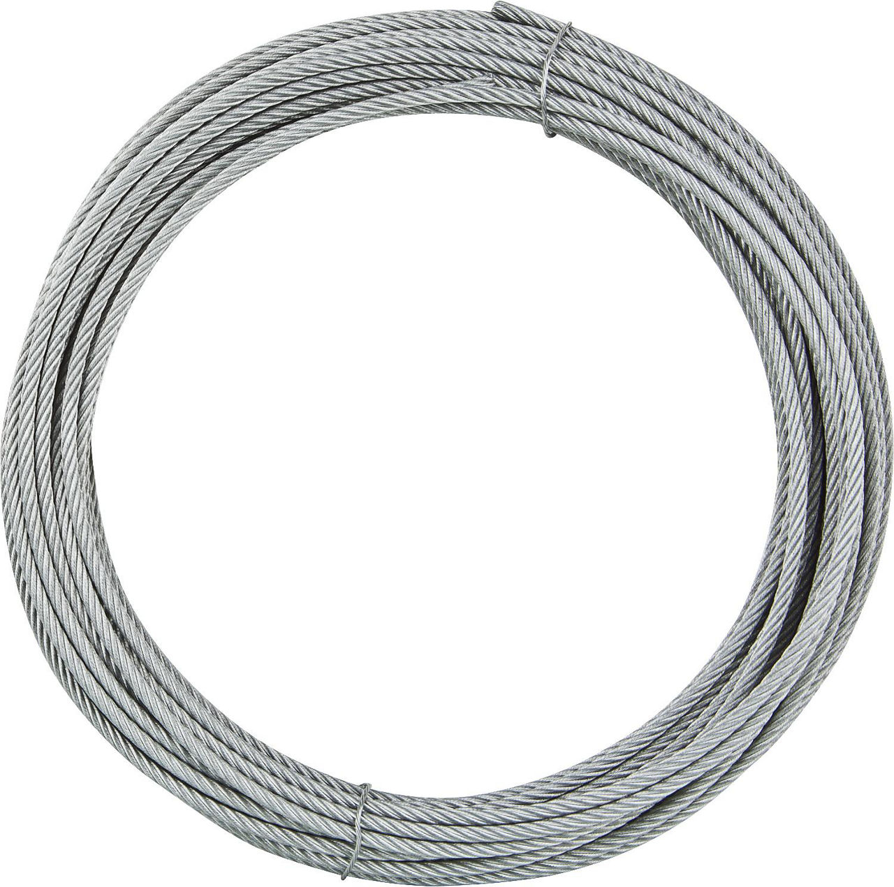 Rundlitzenseile DIN 3060 6 x 19 mit Fasereinlage, Ø 6 mm / 25 m, verzinkt Rundlitzenseile DIN 3060 6 x 19 mit Fasereinlage, Ø 6 mm / 25 m, verzinkt