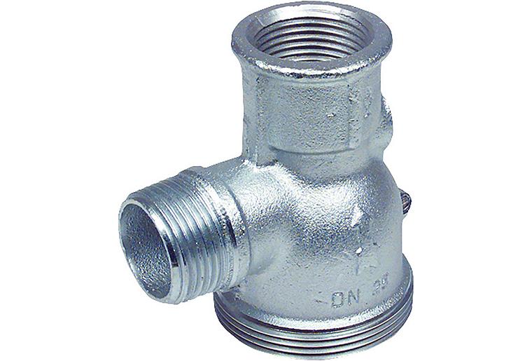 Anschlussstück, Eckform passend für BK 4+BK 6, verzinkt Anschlussstück, Eckform passend für BK 4+BK 6, verzinkt