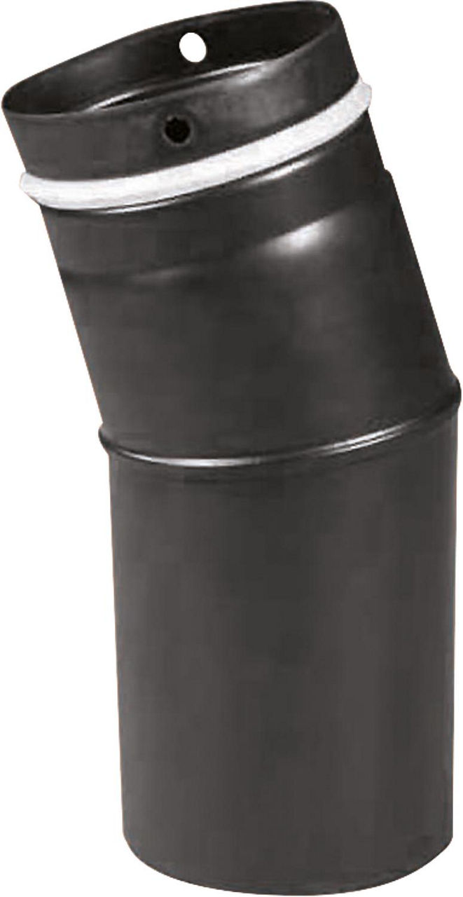 Kaminofen Zubehör Pellet-Rohr 45°, Ø 100mm, Schwarz emailliert Kaminofen Zubehör Pellet-Rohr 45°, Ø 100mm, Schwarz emailliert