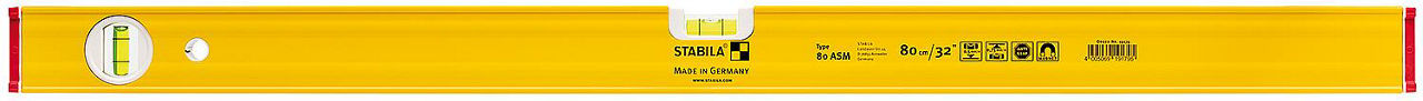 Wasserwaage Stabila Typ 80 ASM, 80cm Wasserwaage Stabila Typ 80 ASM, 80cm