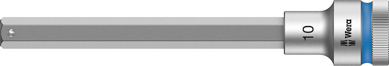 Knarreneinsatz WERA 8740 C HF Innensechskant 10mm Länge 140,0mm Antrieb 12,7mm (1/2") Knarreneinsatz WERA 8740 C HF Innensechskant 10mm Länge 140,0mm Antrieb 12,7mm (1/2")