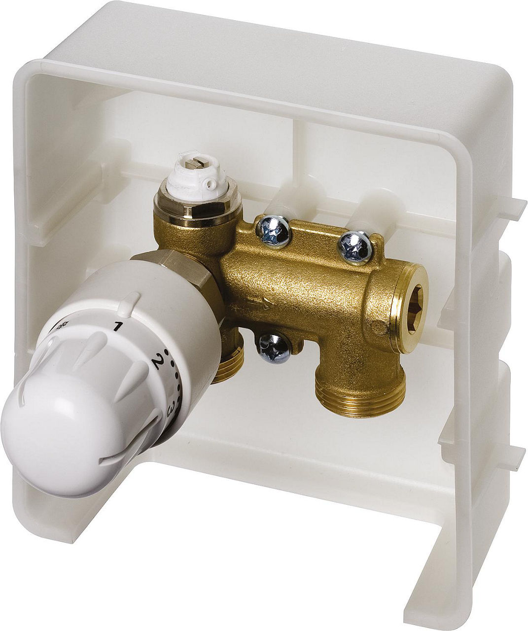 Regelbox ER-TH Eurokonusanschluß, 3/4" mit kurzem Thermostatkopf Regelbox ER-TH Eurokonusanschluß, 3/4" mit kurzem Thermostatkopf