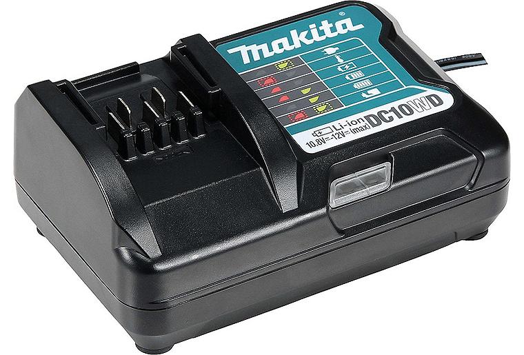 Akku-Ladegerät MAKITA DC10WD für 12V Akkus Akku-Ladegerät MAKITA DC10WD für 12V Akkus