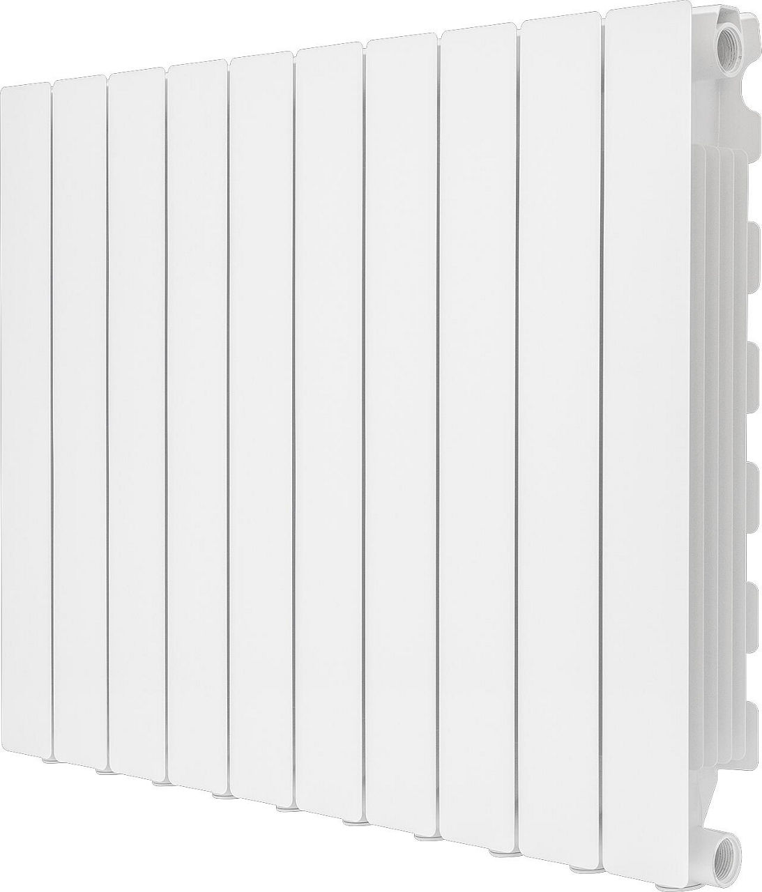Aluminium-Heizkörper Blitz Super B4,800/100- 4Glieder weiss, RAL 9010