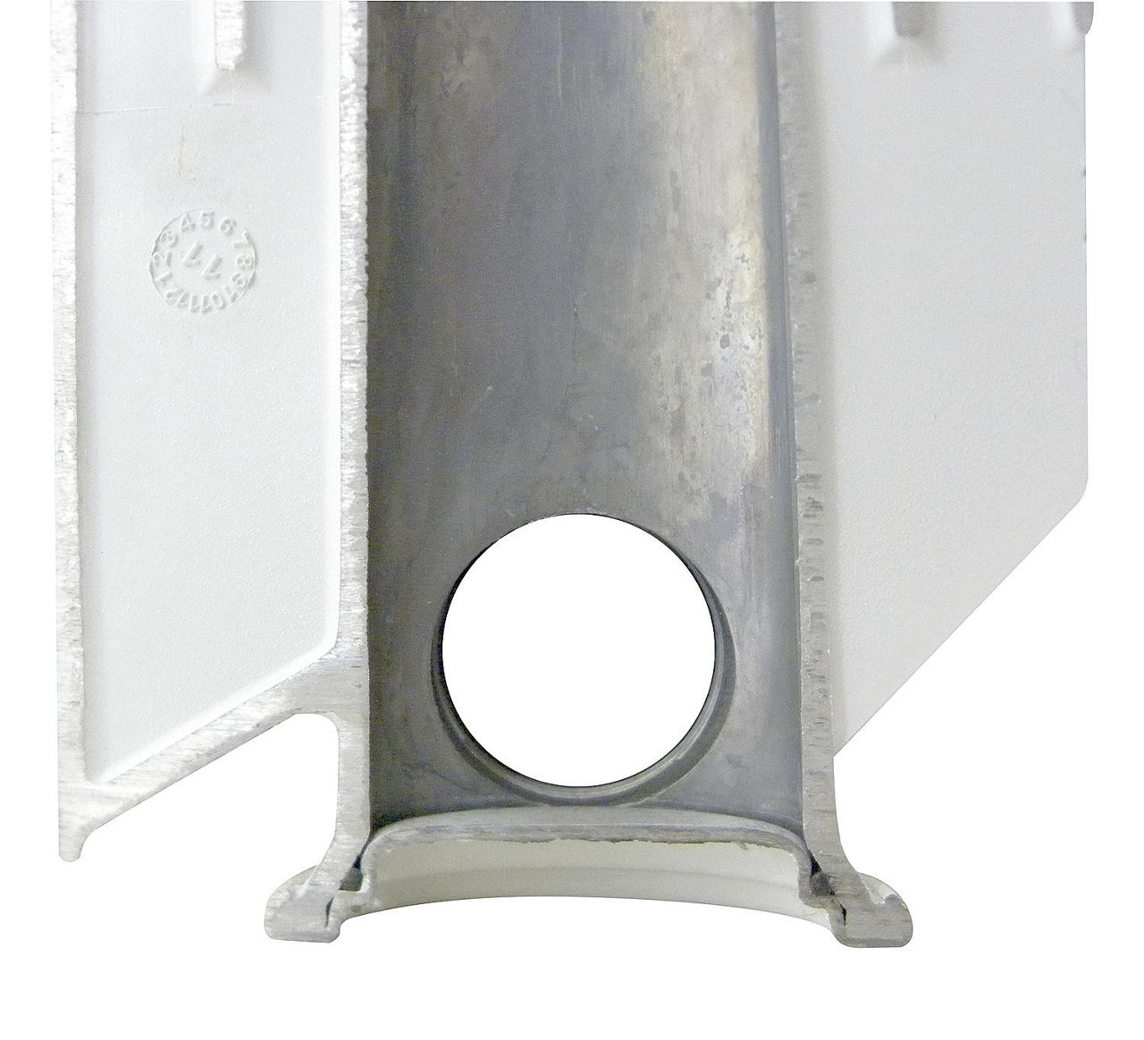 Aluminium-Heizkörper Blitz Super B4,800/100- 4Glieder weiss, RAL 9010