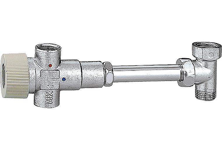 Thermomischer 522 einstellbar, verchromt, 1/2" Einstellbereich: 40°C bis 60°C Thermomischer 522 einstellbar, verchromt, 1/2" Einstellbereich: 40°C bis 60°C