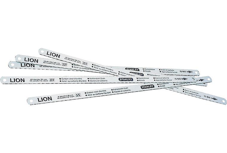 Metallsägeblatt-Set Stanley® "Lion", 5-teilig Länge (mm): 300