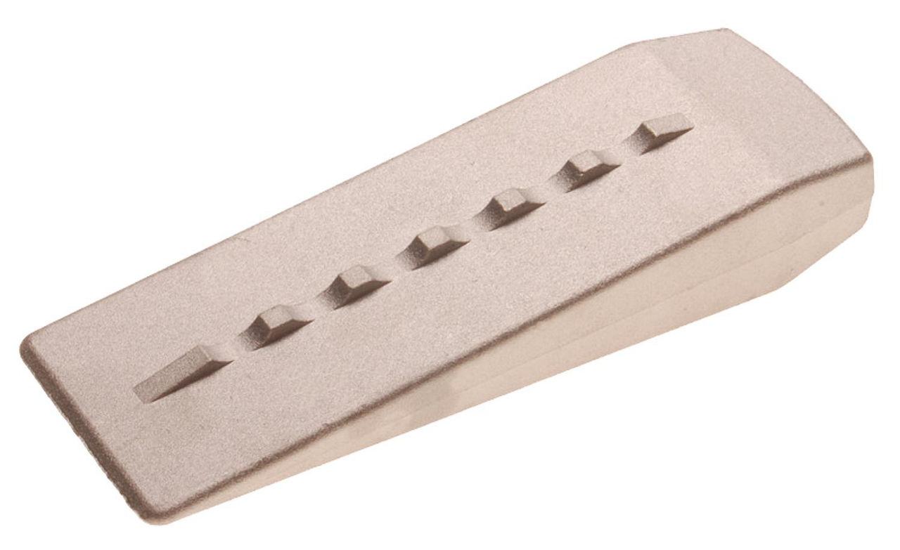 Spaltkeil-Aluminium BAHCO 6304 geriffelte Oberfläche 120mm lang