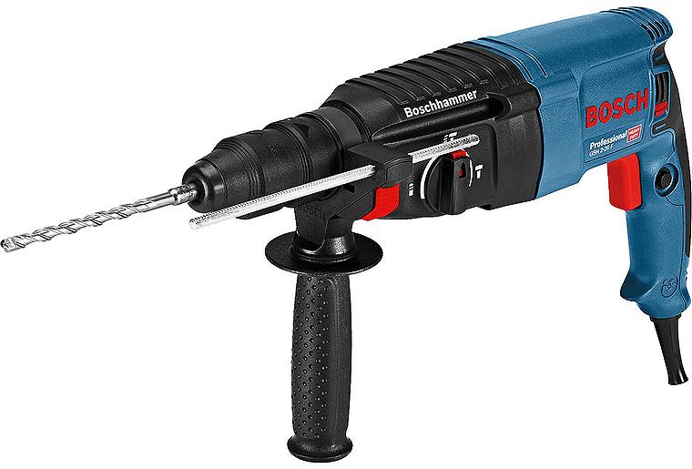 Bohr- und Meißelhammer BOSCH GBH 2-26 F, 830 W mit SDS Plus Aufnahme und Schnellspannbohrfutter Bohr- und Meißelhammer BOSCH GBH 2-26 F, 830 W mit SDS Plus Aufnahme und Schnellspannbohrfutter