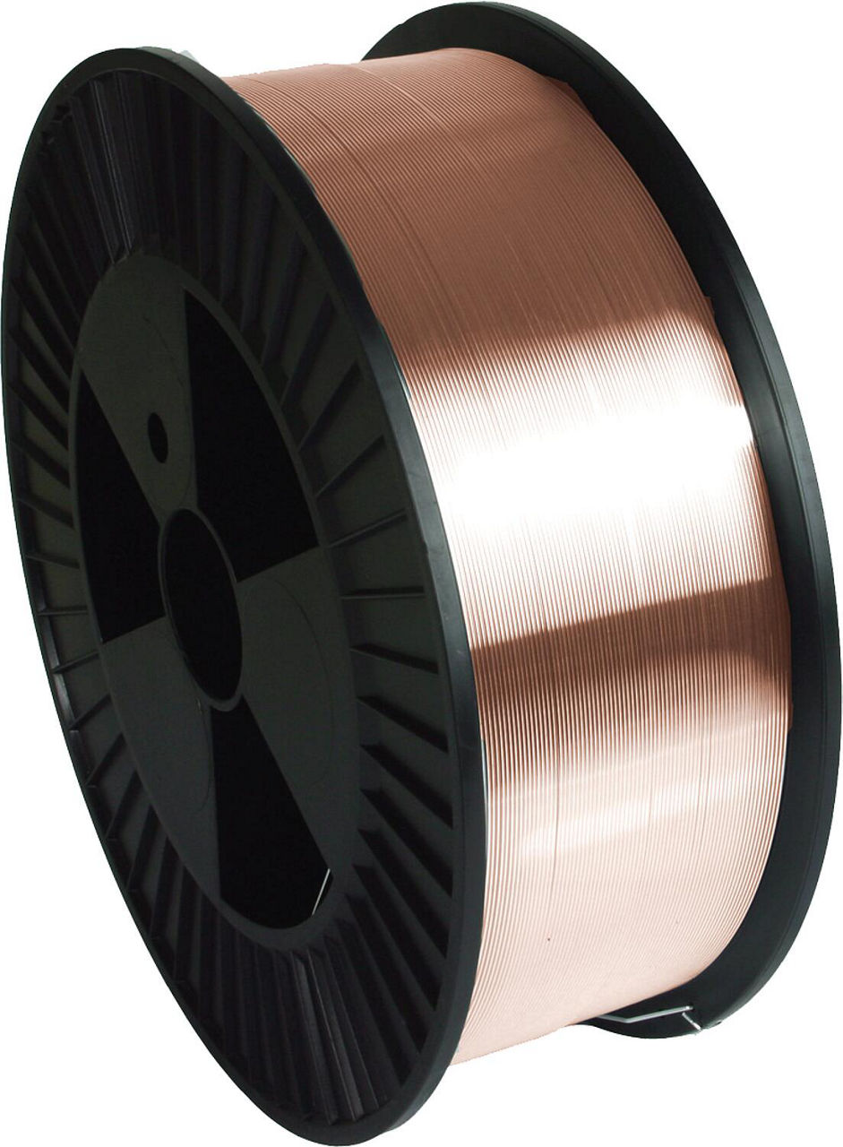 Massivdraht-Rolle G3Si1, Ø 0,8 D200/5 kg Stahl Massivdraht-Rolle G3Si1, Ø 0,8 D200/5 kg Stahl