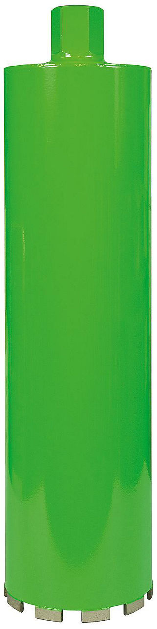 Diamant-Nass-Bohrkrone Eibenstock 1 1/4", Ø 131mm, Länge: 450mm, 10 Segmente Diamant-Nass-Bohrkrone Eibenstock 1 1/4", Ø 131mm, Länge: 450mm, 10 Segmente
