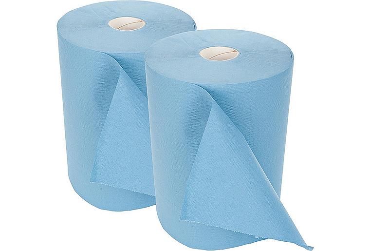 Reinigungstuch-Großrolle blau, 2-lagig, 38x35 cm, VPE=2Stück Reinigungstuch-Großrolle blau, 2-lagig, 38x35 cm, VPE=2Stück