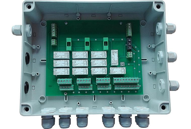 Steuerbox MULTI 6 für max. 6 Lufterhitzer Heater
