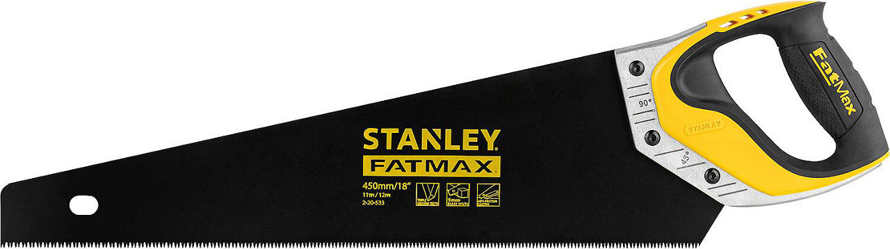 Fuchsschwanzsäge Stanley® FatMax® Gen2 Länge (mm): 450, feine Zahnteilung Fuchsschwanzsäge Stanley® FatMax® Gen2 Länge (mm): 450, feine Zahnteilung
