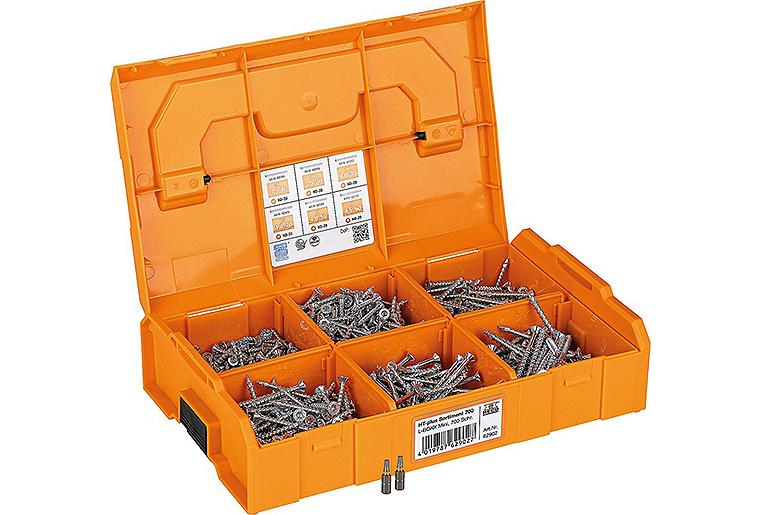 Sortiment HECO-TOPIX PLUS Senkkopf in Mini L-BOXX, 702-teilig (inkl. T 20 Bit)