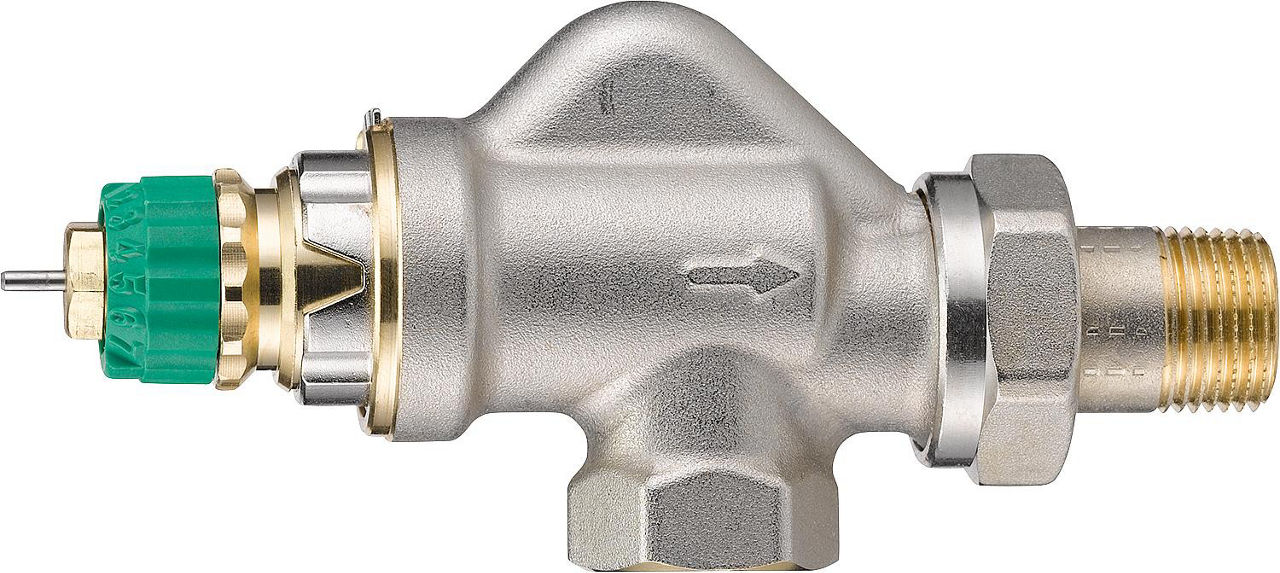 Thermostat-Ventilunterteil Danfoss Dynamic Valve RA-DV, DN10(3/8"),UK Axial