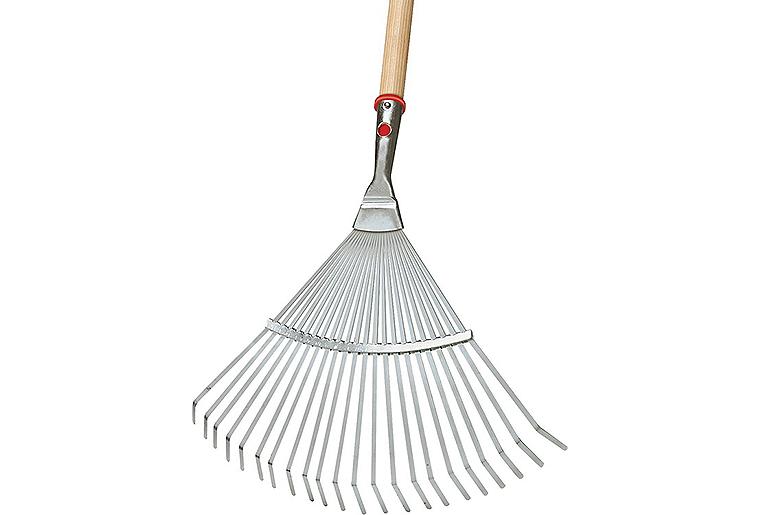Ideal-Fächerbesen 22 Zinken, 450mm, Langstiel Ideal-Fächerbesen 22 Zinken, 450mm, Langstiel