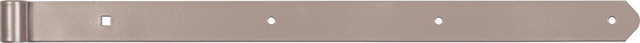 Ladenband DURAVIS® 600 ⌀ 13 mm, gerade, Abschluss abgerundet, Material: Stahl, blau verzinkt, Oberfläche: perlbeige RAL 1035 Ladenband DURAVIS® 600 ⌀ 13 mm, gerade, Abschluss abgerundet, Material: Stahl, blau verzinkt, Oberfläche: perlbeige RAL 1035
