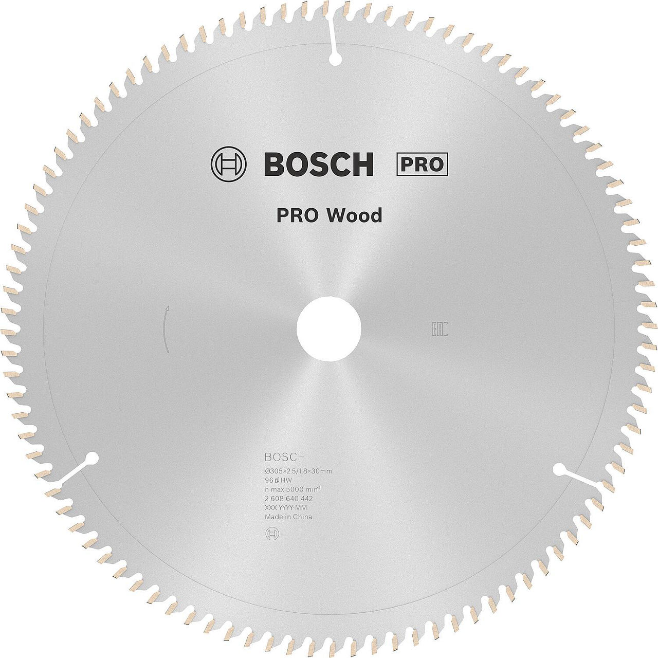 Kreissägeblätter BOSCH D=305x30mm 96 Zähne zum Sägen in Holz Kreissägeblätter BOSCH D=305x30mm 96 Zähne zum Sägen in Holz