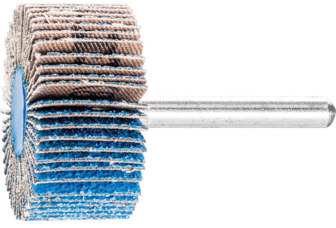 Fächerschleifer Pferd F, Ø 40 x 20 mm, Schaft-Ø 6 mm, Körnung A 60 Fächerschleifer Pferd F, Ø 40 x 20 mm, Schaft-Ø 6 mm, Körnung A 60