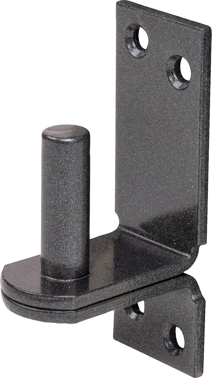 Kloben auf Platte DURAVIS® ⌀ 13 mm, DII-Haken, Material: Stahl, blau verzinkt, Oberfläche: schwarz-diamant Kloben auf Platte DURAVIS® ⌀ 13 mm, DII-Haken, Material: Stahl, blau verzinkt, Oberfläche: schwarz-diamant