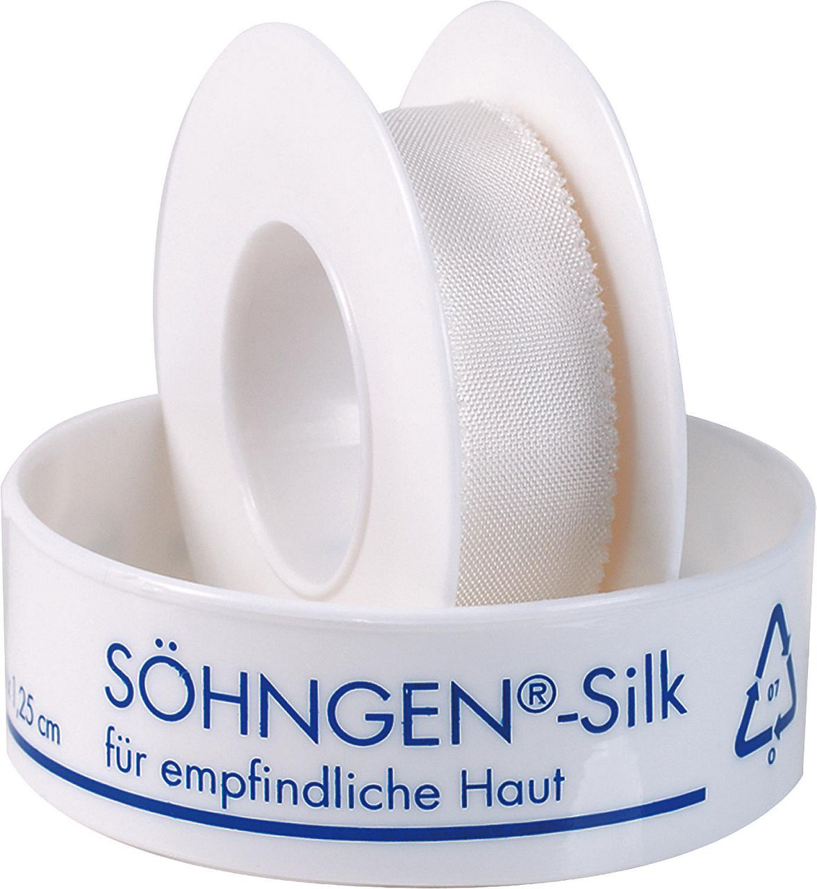 Söhngensilk-Heftpflaster auf der Rolle 1.25 cm x 5 mtr. Söhngensilk-Heftpflaster auf der Rolle 1.25 cm x 5 mtr.