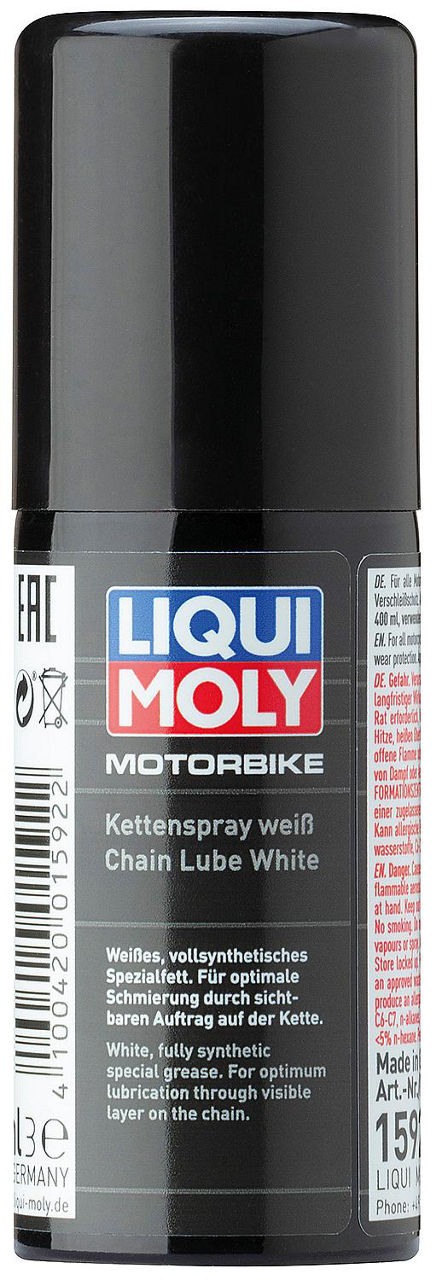 Kettenspray weiß (Motorrad) LIQUI MOLY Motorbike 50ml Sprühdose (nachfüllbar)