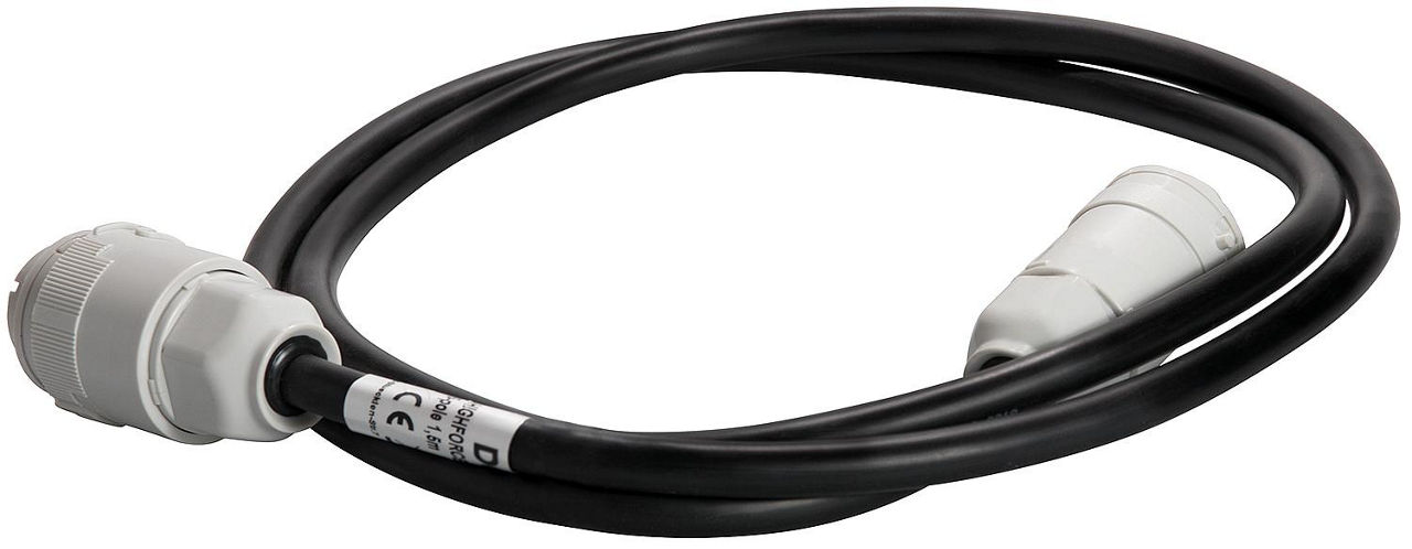 Verbindungskabel HIGHFORCE 3-polig 3x1,5mm² Stecker/Buchse 1,5m Verbindungskabel HIGHFORCE 3-polig 3x1,5mm² Stecker/Buchse 1,5m