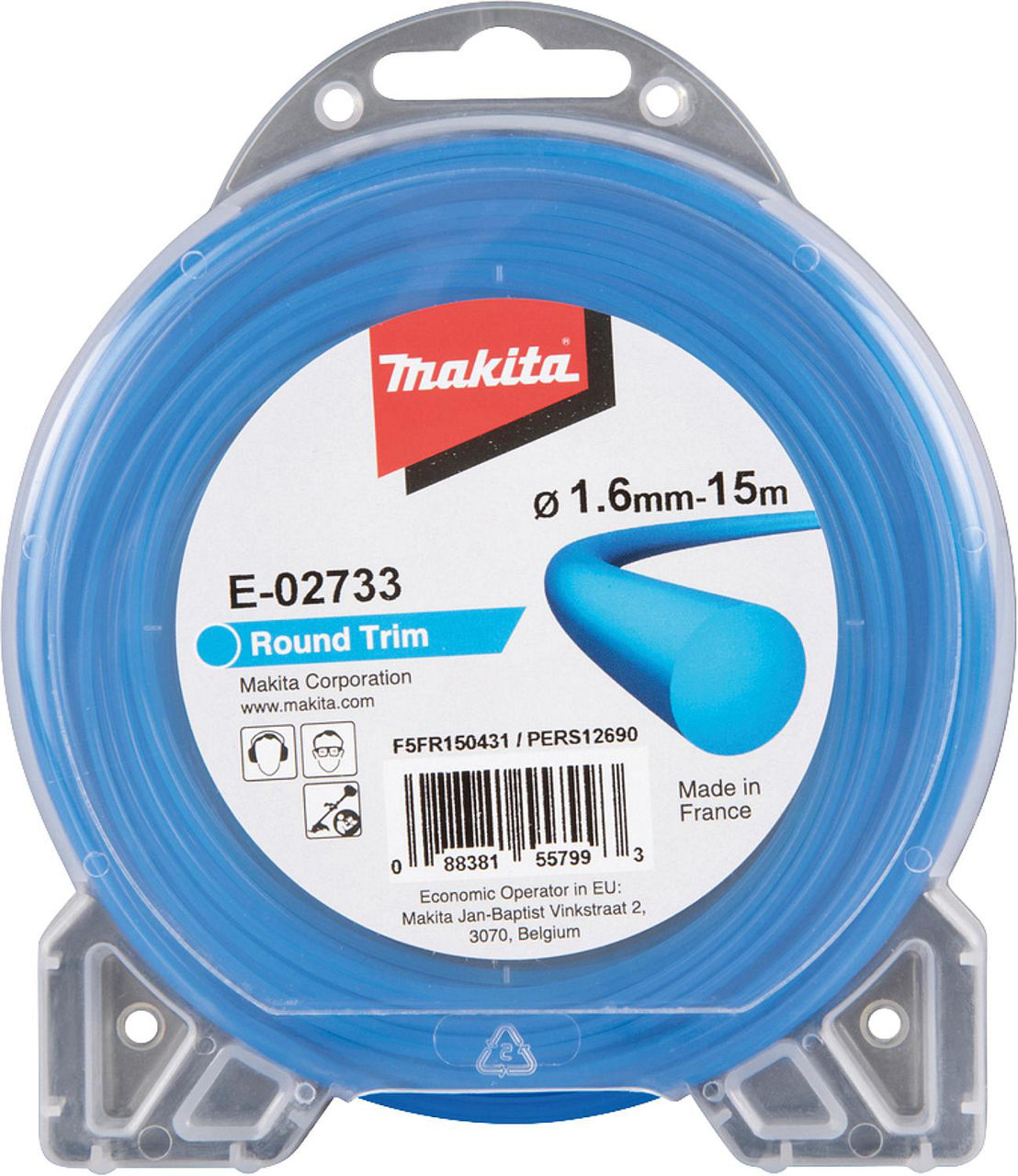 Mähfaden MAKITA E-02733 Ø1,6mm, Länge 15m rund Mähfaden MAKITA E-02733 Ø1,6mm, Länge 15m rund