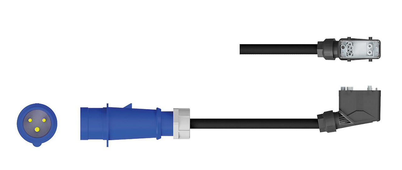 Netz-Versorgungsstecker FlexPower 3 x 32A (18kW) Netz-Versorgungsstecker FlexPower 3 x 32A (18kW)