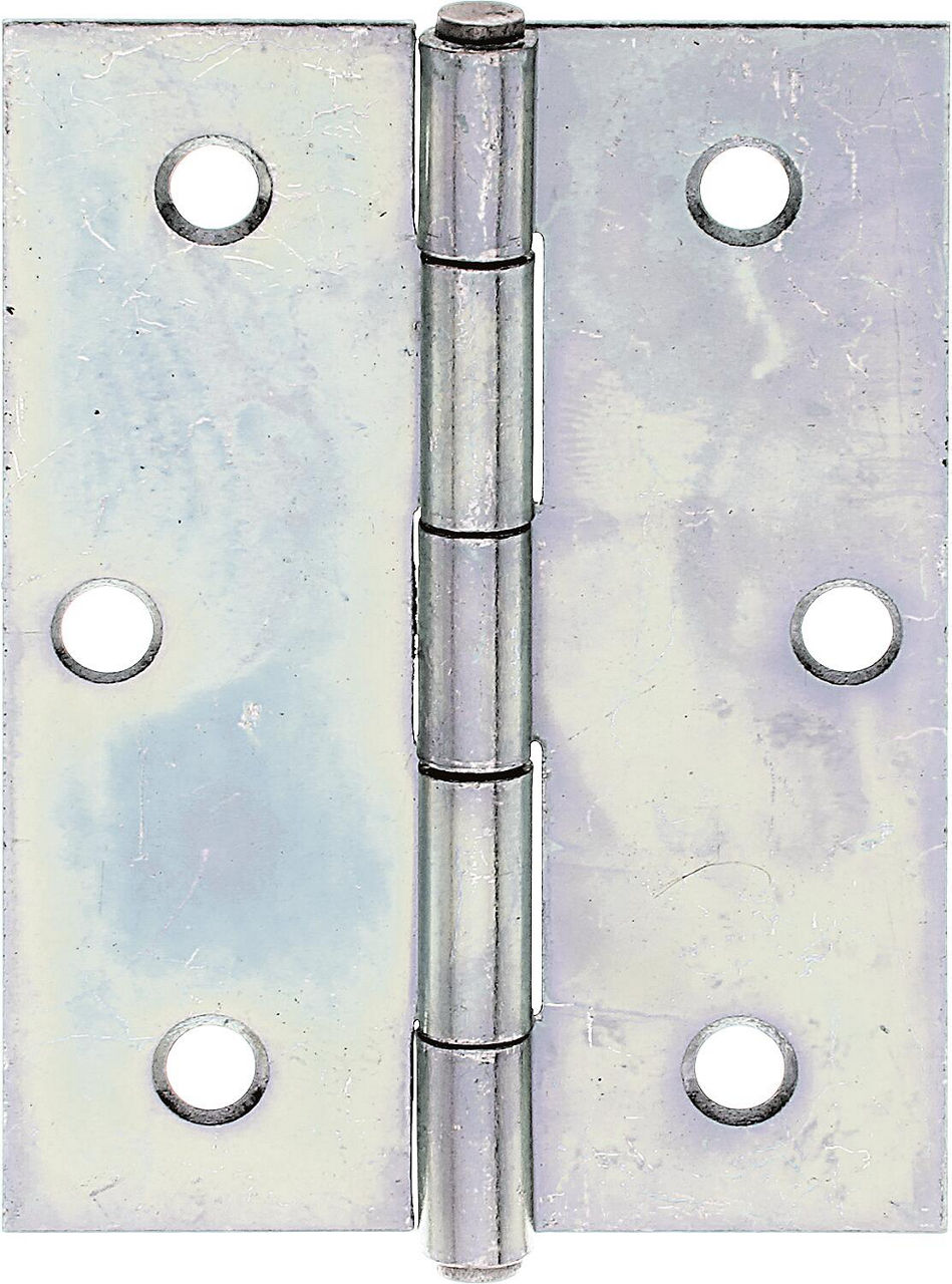 Scharnier, 80x58x1,5mm sendzimirverzinkt Scharnier, 80x58x1,5mm sendzimirverzinkt