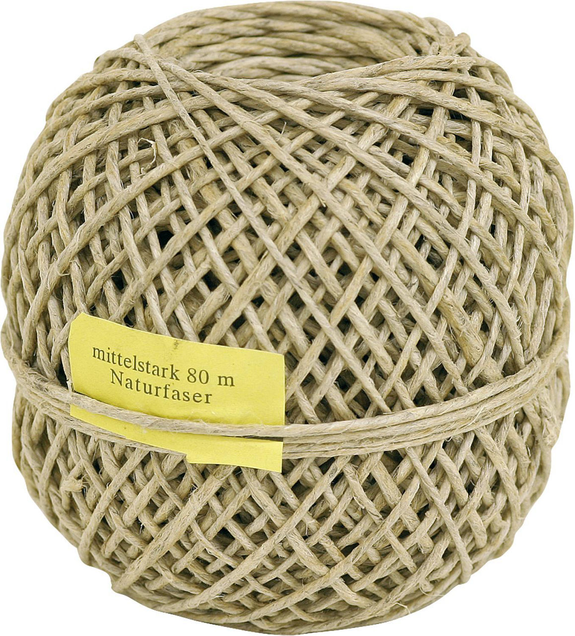 Hanf-Flachsbindfaden mittelstark Ø 1,5 mm, L = 80 m Hanf-Flachsbindfaden mittelstark Ø 1,5 mm, L = 80 m