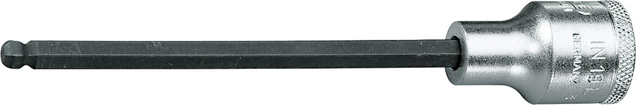 Schraubendrehereinsatz GEDORE 1/2" Innensechskant m. Kugelkopf SW 6,0mm Länge 140mm