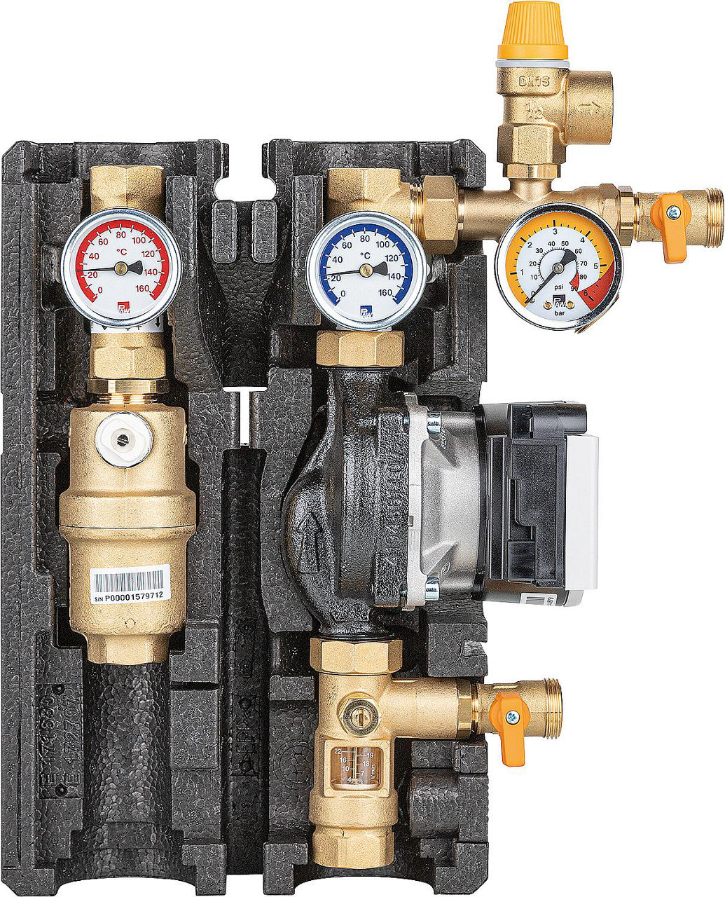 Solarstation Midi Basic DN20(3/4"), 2-Strang, Flowmeter Wilo Para ST 15-130/7-50,PWM Solarstation Midi Basic DN20(3/4"), 2-Strang, Flowmeter Wilo Para ST 15-130/7-50,PWM
