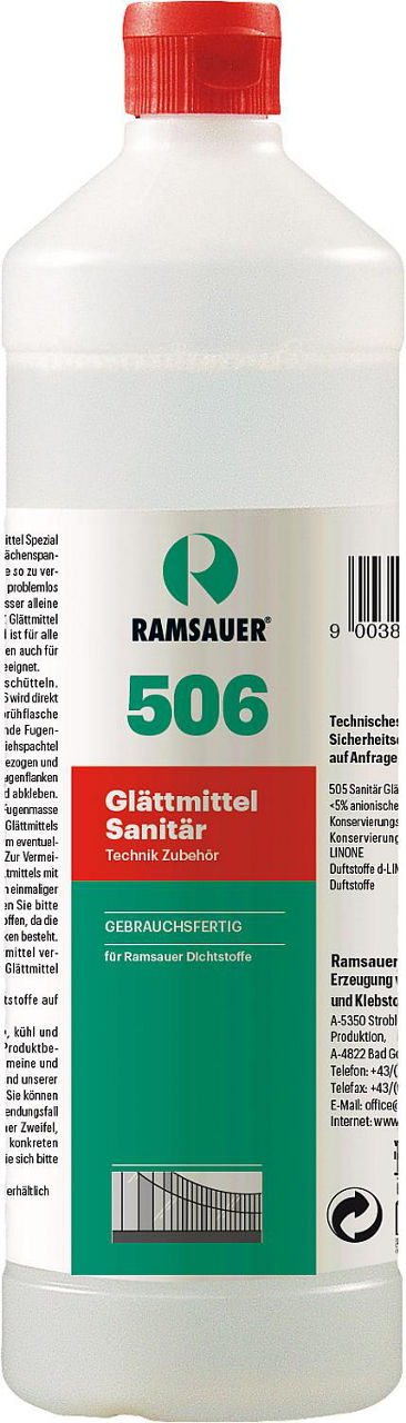 Glättmittel Spezial RAMSAUER 506, 1l Flasche Glättmittel Spezial RAMSAUER 506, 1l Flasche