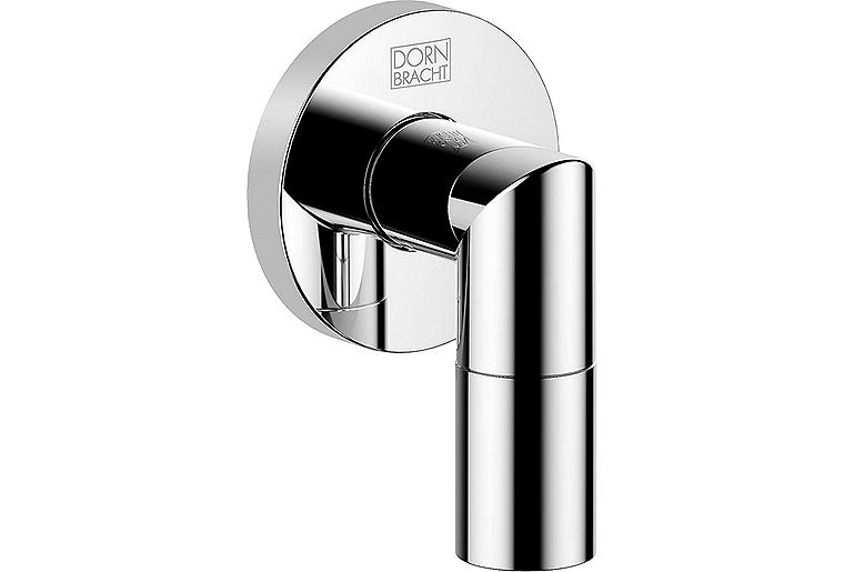 Wandanschlussbogen Dornbracht 1/2" x 3/8", Rosette rund chrom